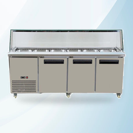 AMING standardized product image - PG210FA-YG Cold Salad and Noodle Bar 6x1/1 GN Pans
