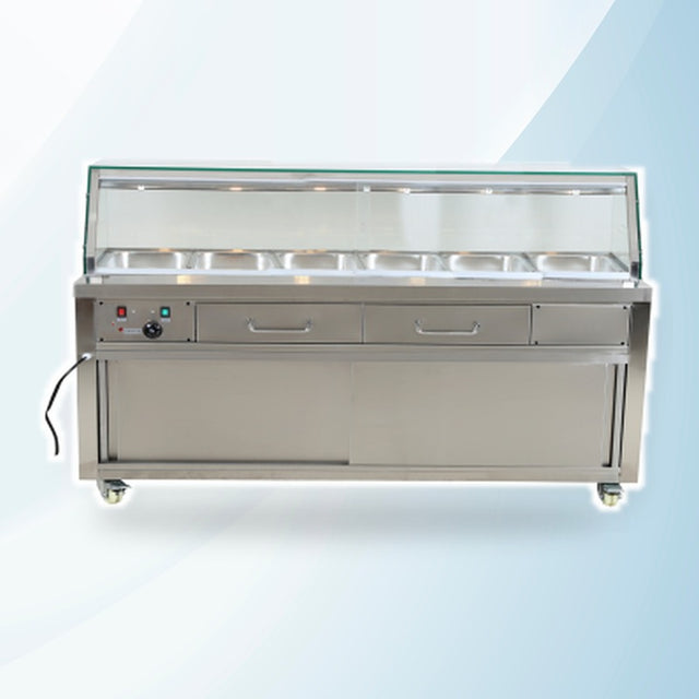 AMING standardized product image - F.E.D Heated Bain Marie Food Display - PG210FE-YG