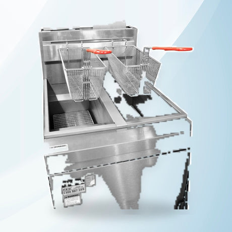 AMING standardized product image - Frymax Superfast LPG Gas Tube Twin Vat Fryer - RC400TELPG