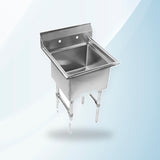 AMING standardized product image - SKBEN01-1818N Stainless Steel Sink with Basin