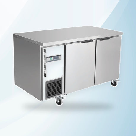 AMING standardized product image - Thermaster Stainless Steel Double Door Workbench Fridge - TL1200TN