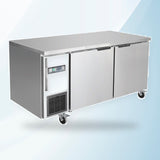 AMING standardized product image - Thermaster Stainless Steel Double Door Workbench Freezer - TL1500BT