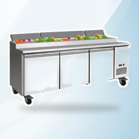 AMING standardized product image - TPB2400 Pizza Prep Bench