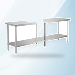 Modular System Stainless Steel Workbench - WB6-2400/A
