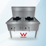 AMING standardized product image - WW-2LC Stainless Steel Waterless LPG Double Wok Chimney Burner