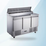 AMING standardized product image - FED-X Three Door Salad Prep Fridge - XGNS1300D