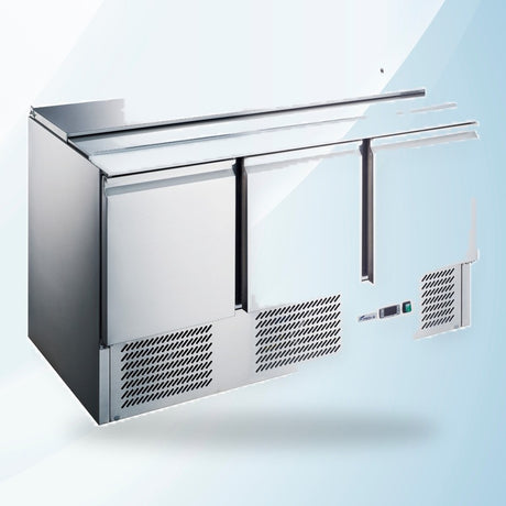 AMING standardized product image - FED-X Three Door Salad Prep Fridge - XGNS1300S