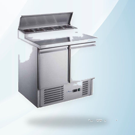 AMING standardized product image - FED-X Two Door Salad Prep Fridge - XGNS900D