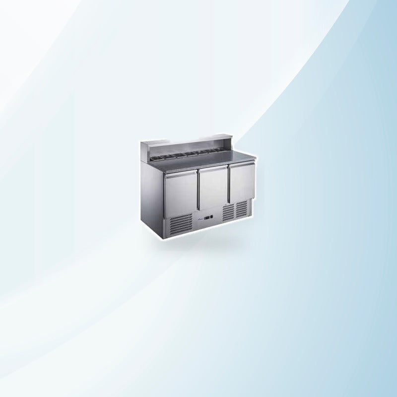 AMING standardized product image - FED-X Two Door Salad Prep Fridge with Marble Top - XGNS900E