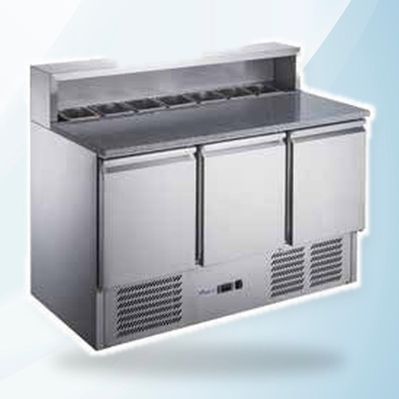 AMING standardized product image - FED-X Two Door Salad Prep Fridge with Marble Top - XGNS900E