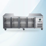 AMING standardized product image - FED-X Four Glass Door Bench Fridge - XUB7C22G4V