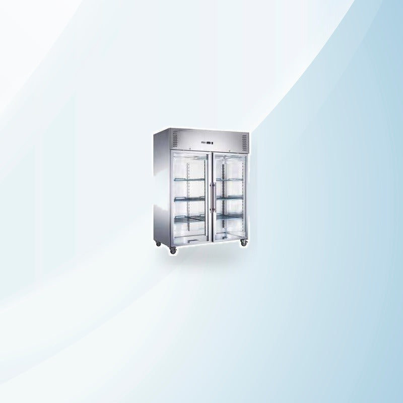 AMING standardized product image - FED-X S/S Two Full Glass Door Upright Fridge - XURC1200G2V