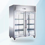 AMING standardized product image - FED-X S/S Two Full Glass Door Upright Fridge - XURC1200G2V
