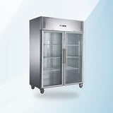 AMING standardized product image - FED-X S/S Two Full Glass Door Upright Freezer - XURF1200G2V