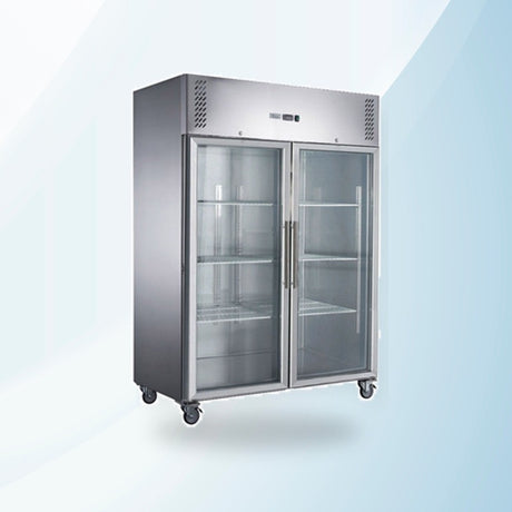AMING standardized product image - FED-X S/S Two Full Glass Door Upright Freezer - XURF1200G2V