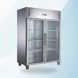 AMING standardized product image - FED-X S/S Two Full Glass Door Upright Freezer - XURF1200G2V