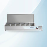 AMING standardized product image - FED-X Salad Bench with Stainless Steel Lid - XVRX1500/380S