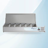 AMING standardized product image - FED-X Salad Bench with Stainless Steel Lid - XVRX1500/380S