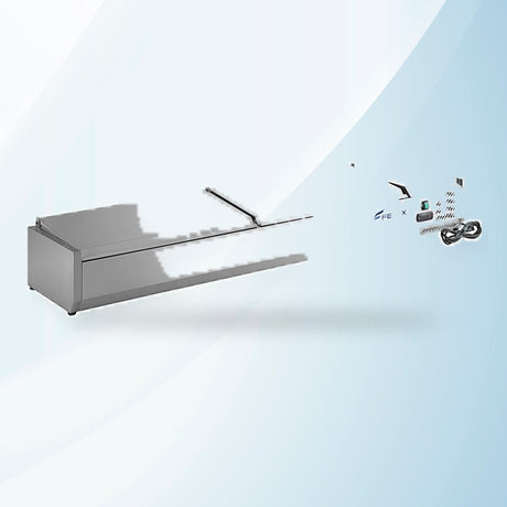 AMING standardized product image - FED-X Salad Bench with Stainless Steel Lids - XVRX2000/380S