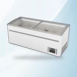 AMING standardized product image - ZCD-L210S Supermarket Island Dual Temperature Freezer & Chiller‌ with Glass Sliding Lids