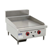 EX-SHOWROOM Gasmax Two burner NG Griddle Top - GG-24 (GG-24-1)