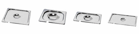 STAINLESS STEEL LIDS WITH CUT FOR SPOON 530 325 P11000