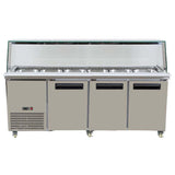PG210FA-YG Cold Salad and Noodle Bar 6x1/1 GN Pans