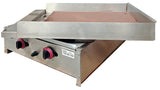 EX-SHOWROOM Gasmax Two burner NG Griddle Top - GG-24 (GG-24-1)