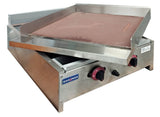 EX-SHOWROOM Gasmax Two burner NG Griddle Top - GG-24 (GG-24-1)
