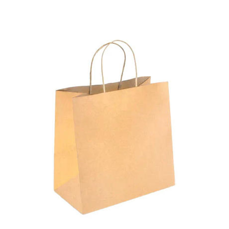 PakMax Small Twist Handle Kraft Paper Bags (RPFR-120-S) — Carton of 300