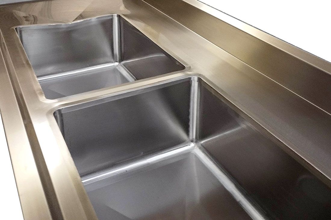 EX-SHOWROOM- Modular Systems Double Right Sink Bench - DSB6-1800R/A (DSB6-1800R/A-1)