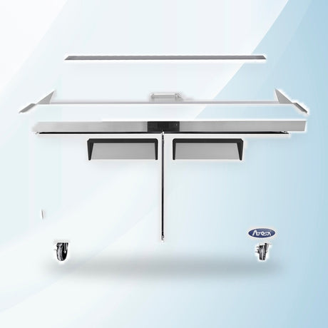 AMING standardized product image - Atosa 2 Door Sandwich Bar with Glass Canopy 1530MM MSF8303G