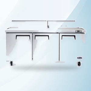 Atosa 3 Door Sandwich Bar With Glass Canopy 1846Mm (MSF8304G)