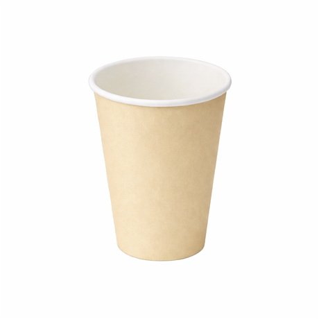 PakMax KRAFT 12oz Single Layer Hot Paper Cup (SLHPC-90-12K) — Carton of 1000