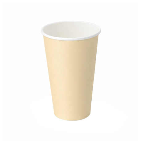 PakMax KRAFT 16oz Single Layer Hot Paper Cup (SLHPC-90-16K) — Carton of 1000