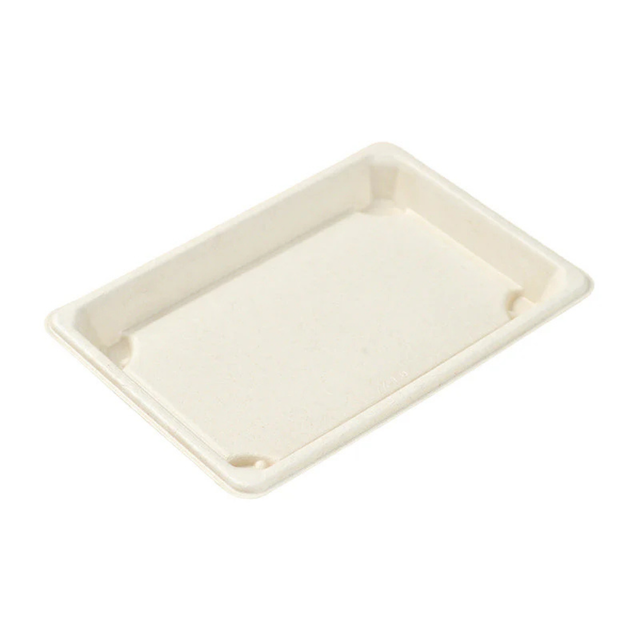 PakMax 6.5"*3.5"*0.8" Sugarcane Sushi Tray (ST-04) — Carton of 500