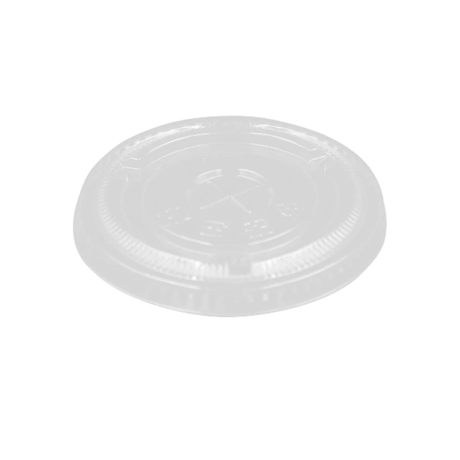 PakMax 98mm Cold Cup Flat Lid (CCFL-98C-PET-LID) — Carton of 1000