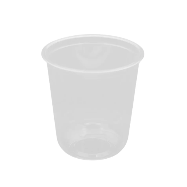 PakMax 90mm 500ML PET U-Shaped Cold Cup (UCC-90-500C) — Carton of 1000