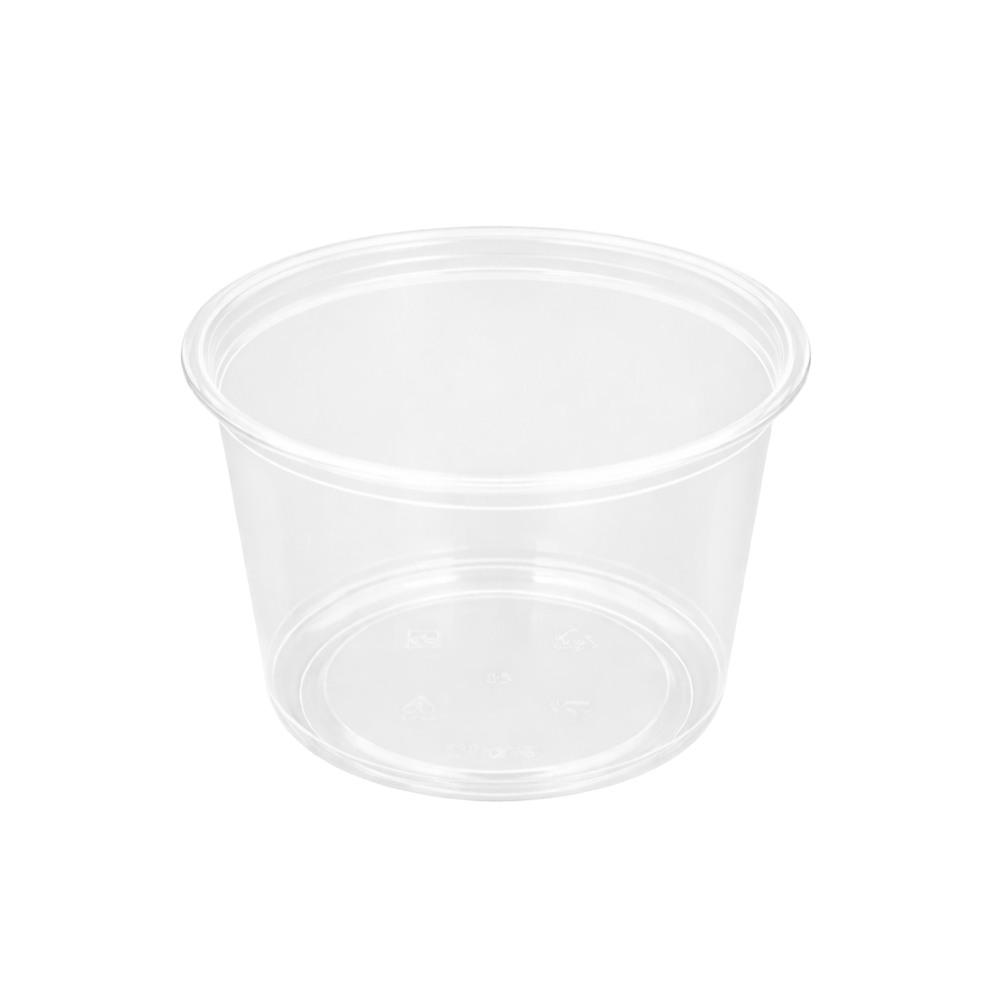PakMax 117mm 16oz PET Deli Container (DELI-117-16C) — Carton of 500