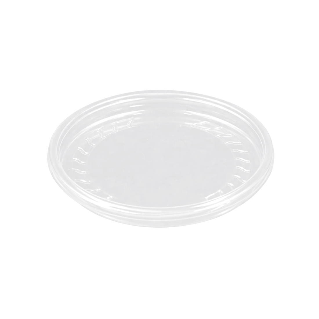 PakMax 117mm PET Deli Container Flat Lid (FL-117C-PET-LID) — Carton of 500
