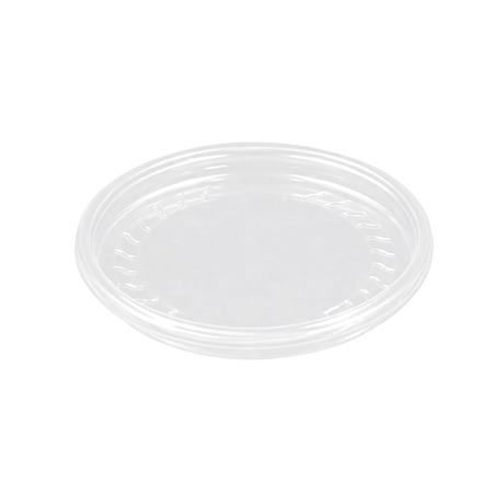 PakMax 117mm PET Deli Container Flat Lid (FL-117C-PET-LID) — Carton of 500