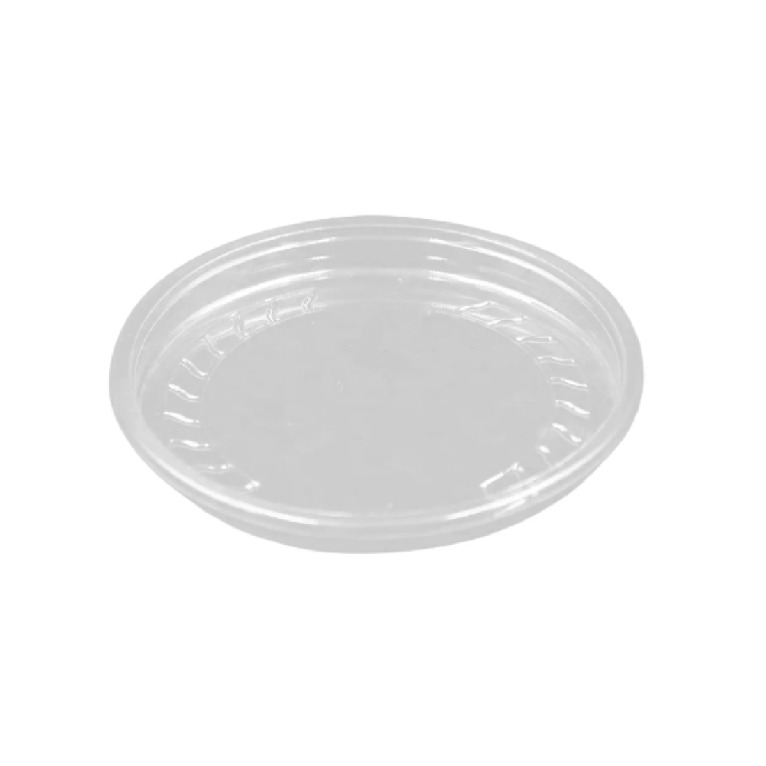 PakMax 117mm PET Deli Container Outer-fit Flat Lid (OF-117C-PET-LID) — Carton of 500