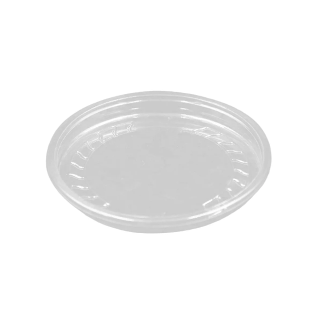 PakMax 117mm PET Deli Container Outer-fit Flat Lid (OF-117C-PET-LID) — Carton of 500