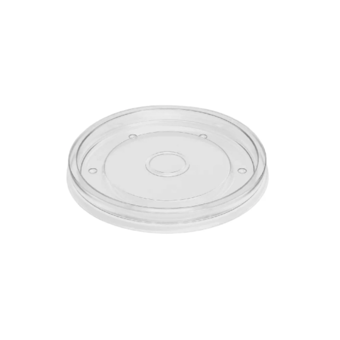 PakMax 115mm PP Lid Fit for 20/26/32oz Paper Deli Container (DELI-115-PP-LID) — Carton of 500