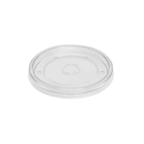 PakMax 115mm PP Lid Fit for 20/26/32oz Paper Deli Container (DELI-115-PP-LID) — Carton of 500