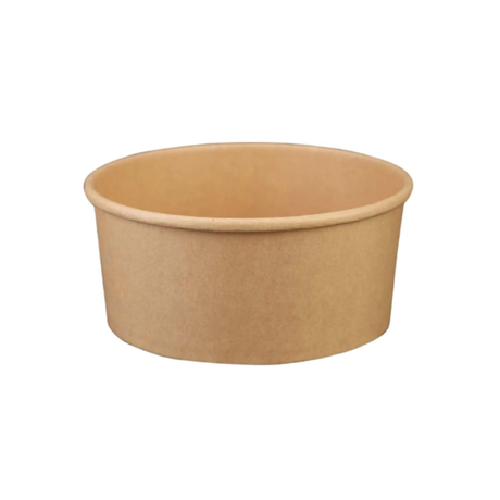 PakMax 1000ML Kraft Paper Salad Bowl (KPSB-75H-1000) — Carton of 300