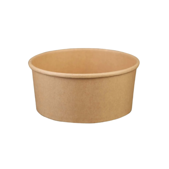 PakMax 1000ML Kraft Paper Salad Bowl (KPSB-75H-1000) — Carton of 300
