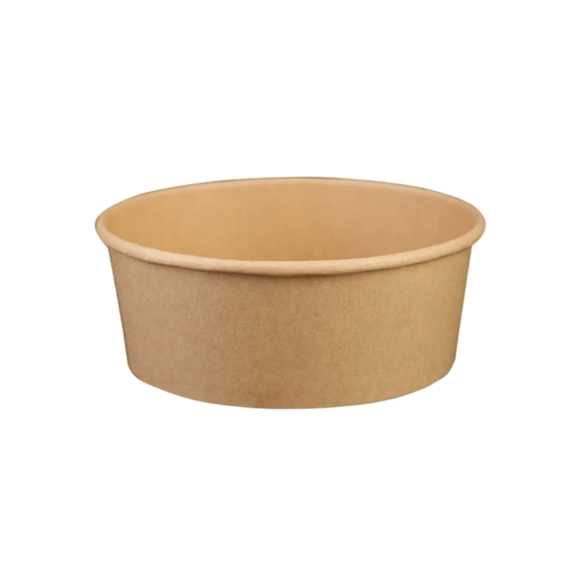 PakMax 1500ML Kraft Paper Salad Bowl (KPSB-65H-1500) — Carton of 300