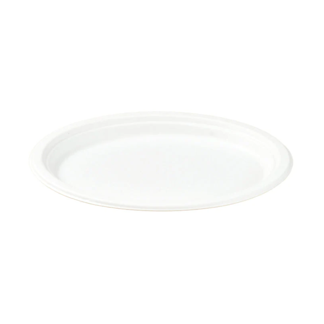 PakMax 10" Sugarcane Oval Plate (PL-O10) — Carton of 500