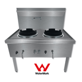 WW-2L Stainless Steel Waterless LPG Gas Double Wok
